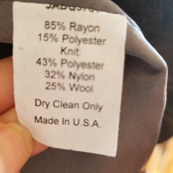 UNIQUE Louis Verdad Mixed Media Jacket - Picture 7 of 10